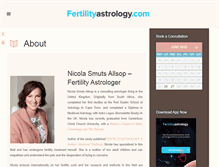 Tablet Screenshot of fertilityastrology.com